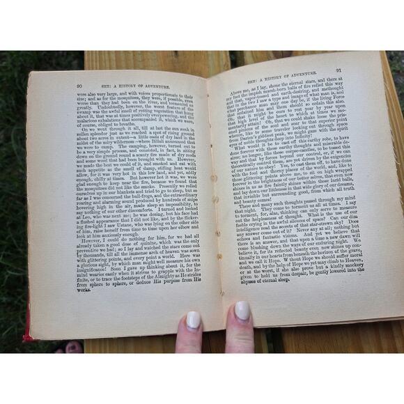 1st Edition She: A History of Adventure by H. Rider Haggard Lupton Publishing - Picture 6 of 8